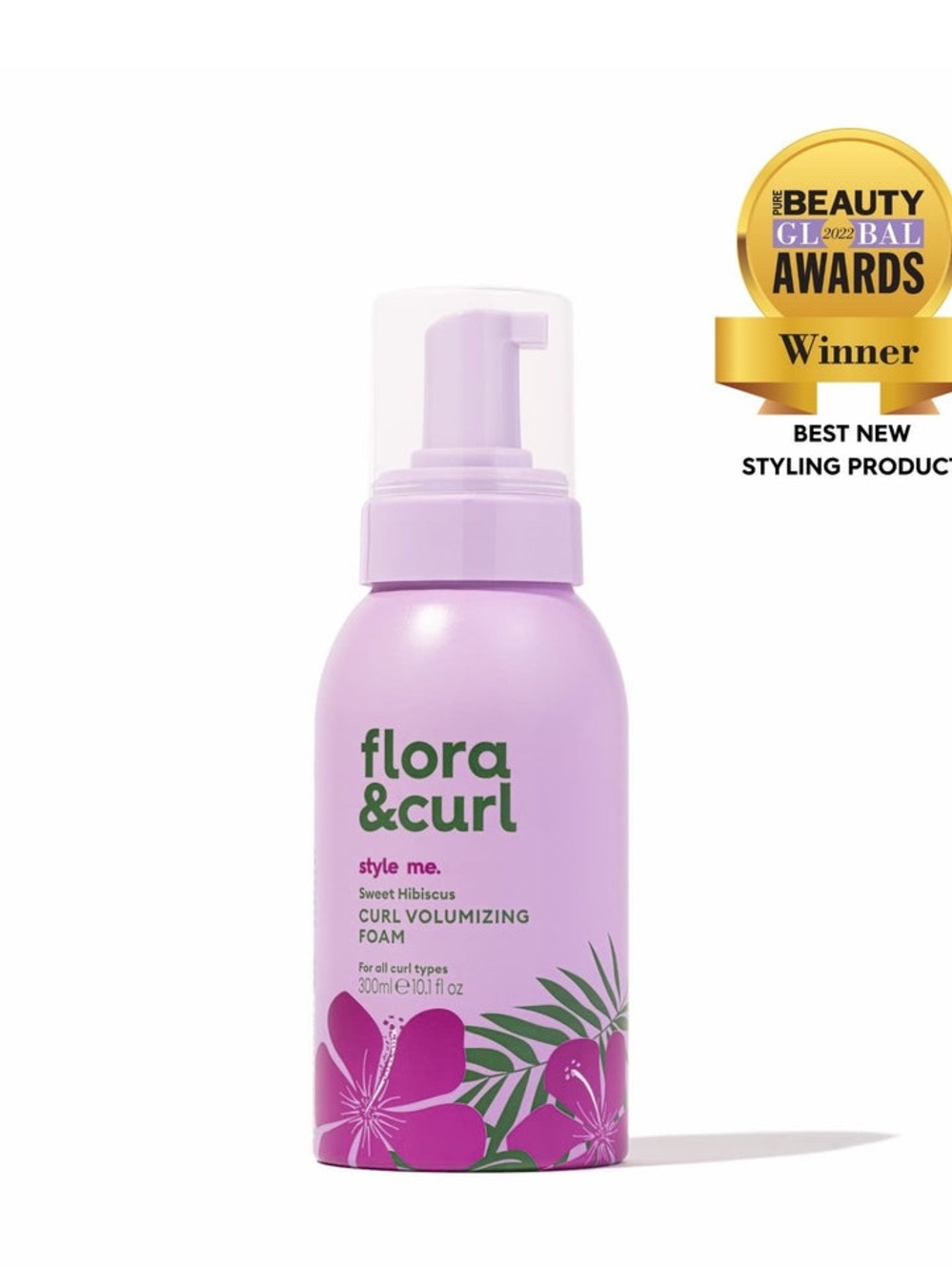 Sweet Hibiscus Curl Volumizing Foam — Pink